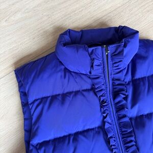 Talbots Vibrant Blue/Purple Puffer Vest